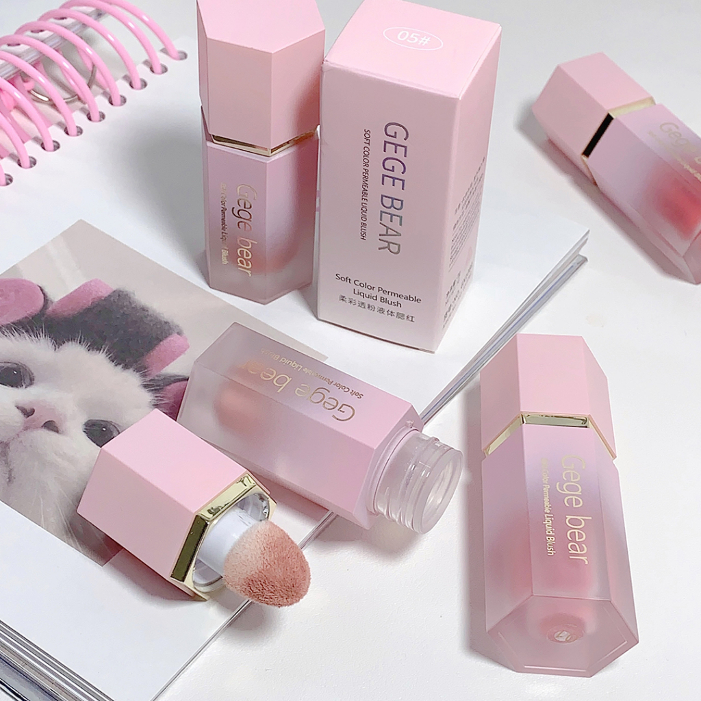 Minijumie® Phấn má hồng dạng lỏng trang điểm long-lasting matte make up natural cheek liquid blush cream