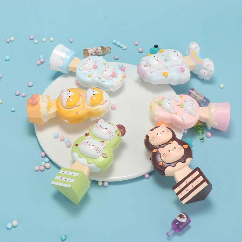 Dopamine sweet ice cream series hộp mù hộp bí ẩn bất ngờ đồ chơi hình hành động dễ thương trang trí quà tặng sinh nhật