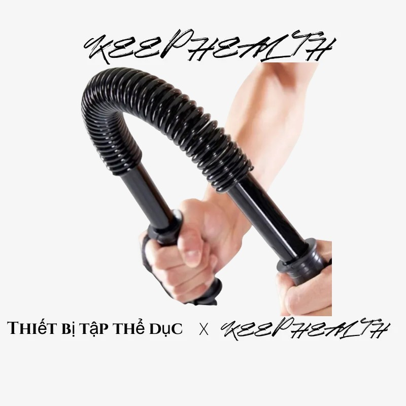 Tay cầm lò xo tay huấn luyện nam sức mạnh cánh tay cánh tay cơ bắp tập thể dục sức mạnh cánh tay thanh tập thể dục tại nhà tay cầm thanh gậy lò xo tập cơ tay
