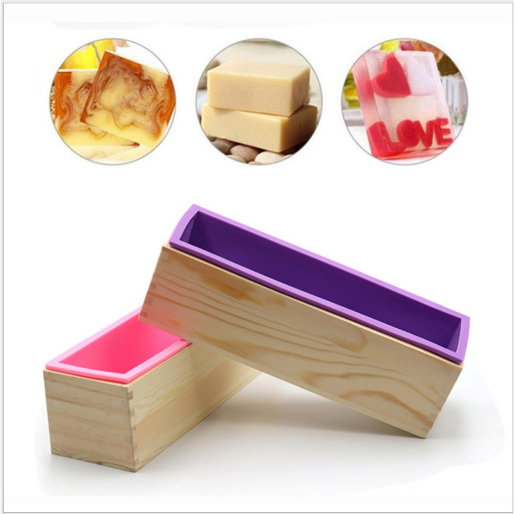 Khuôn Silicone Nướng Bánh Mì Bánh Mì Bánh Mì Hình Chữ Nhật Màu Hồng