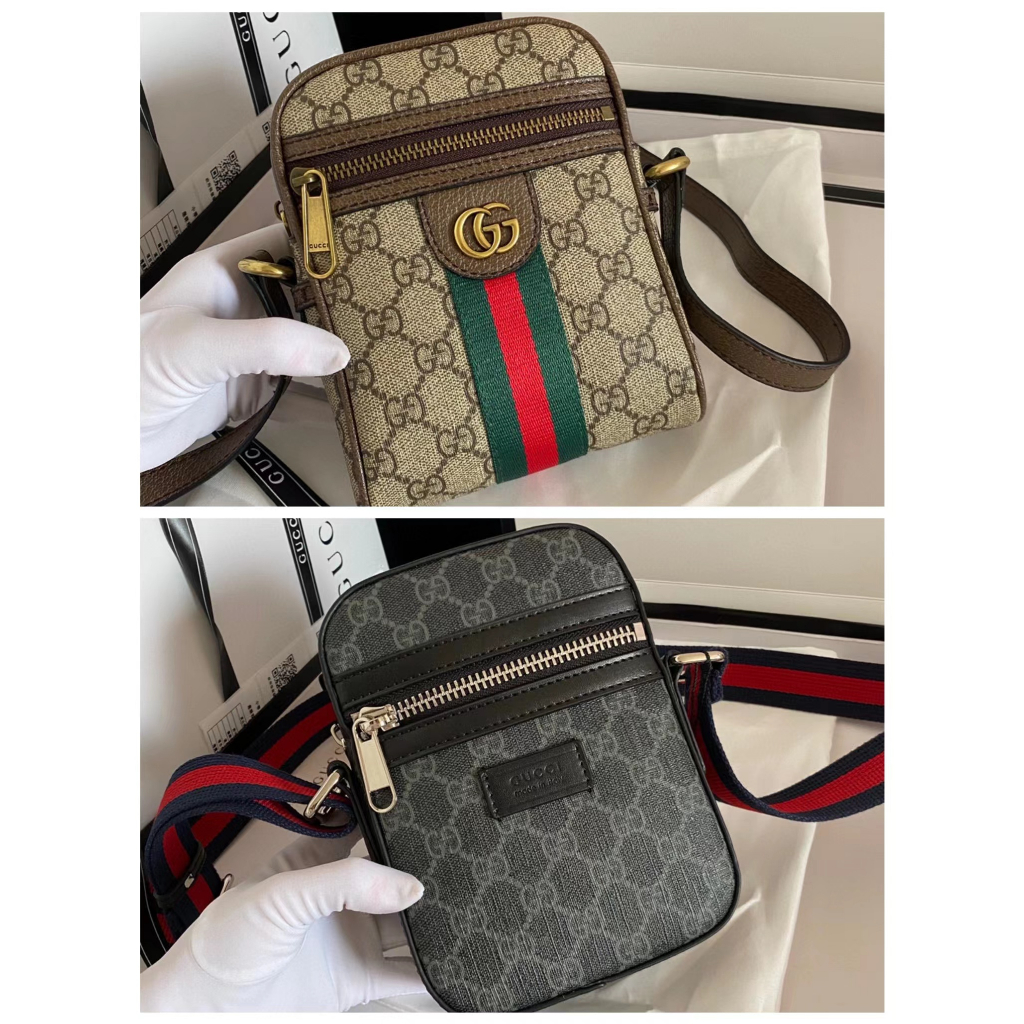 Túi messenger mới của gucci chính hãng 100% 598127 (sẵn Sàng giao hàng) thời trang nam nữ có cùng hộp túi đeo vai