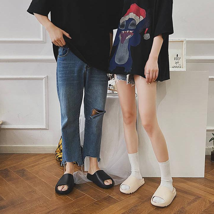 Dép Nữ Bánh Mì Sandal Đế Cao Đi Học Dép Bên Ngoài Đi Dép Thời Trang Mùa Hè Của Phụ Nữ