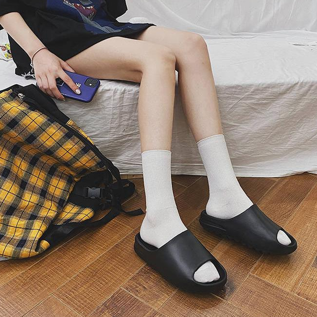 Dép Nữ Bánh Mì Sandal Đế Cao Đi Học Dép Bên Ngoài Đi Dép Thời Trang Mùa Hè Của Phụ Nữ