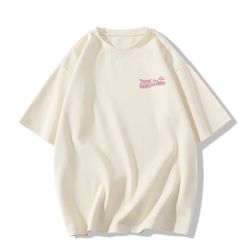 Áo thun SELVZE chất cotton tinh khiết ngắn tay dáng rộng nhẹ nhàng dễ thương oversize thời trang cổ điển