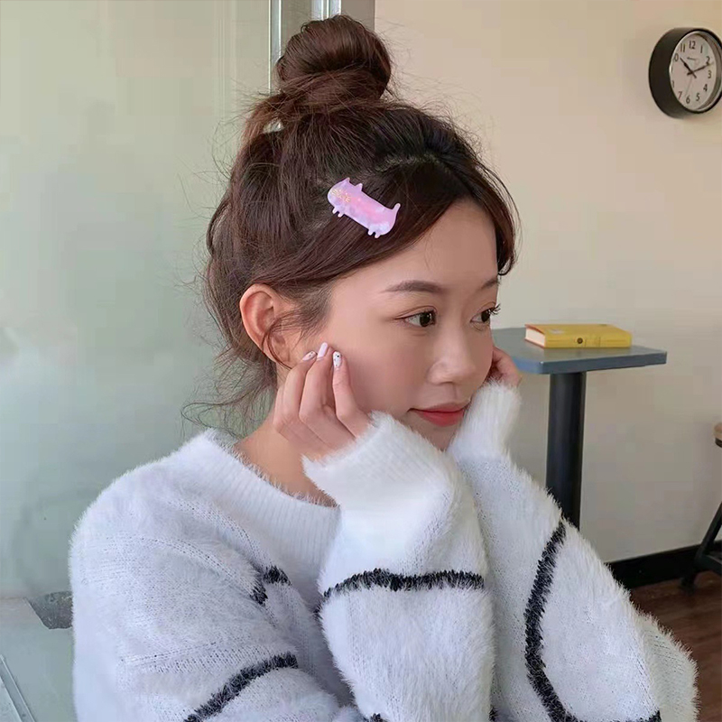 ✨✨Kẹp Tóc Mái Mỏ Vịt Hình Mèo Dễ Thương