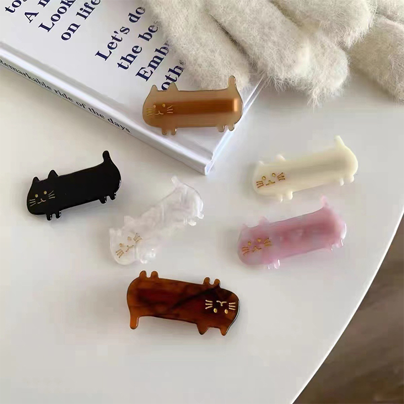 ✨✨Kẹp Tóc Mái Mỏ Vịt Hình Mèo Dễ Thương