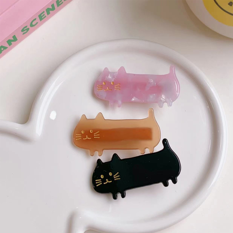 ✨✨Kẹp Tóc Mái Mỏ Vịt Hình Mèo Dễ Thương