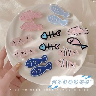 ✨✨Kẹp Tóc Hình Xương Cá Nhỏ Nhắn Dễ Thương Cho Nữ