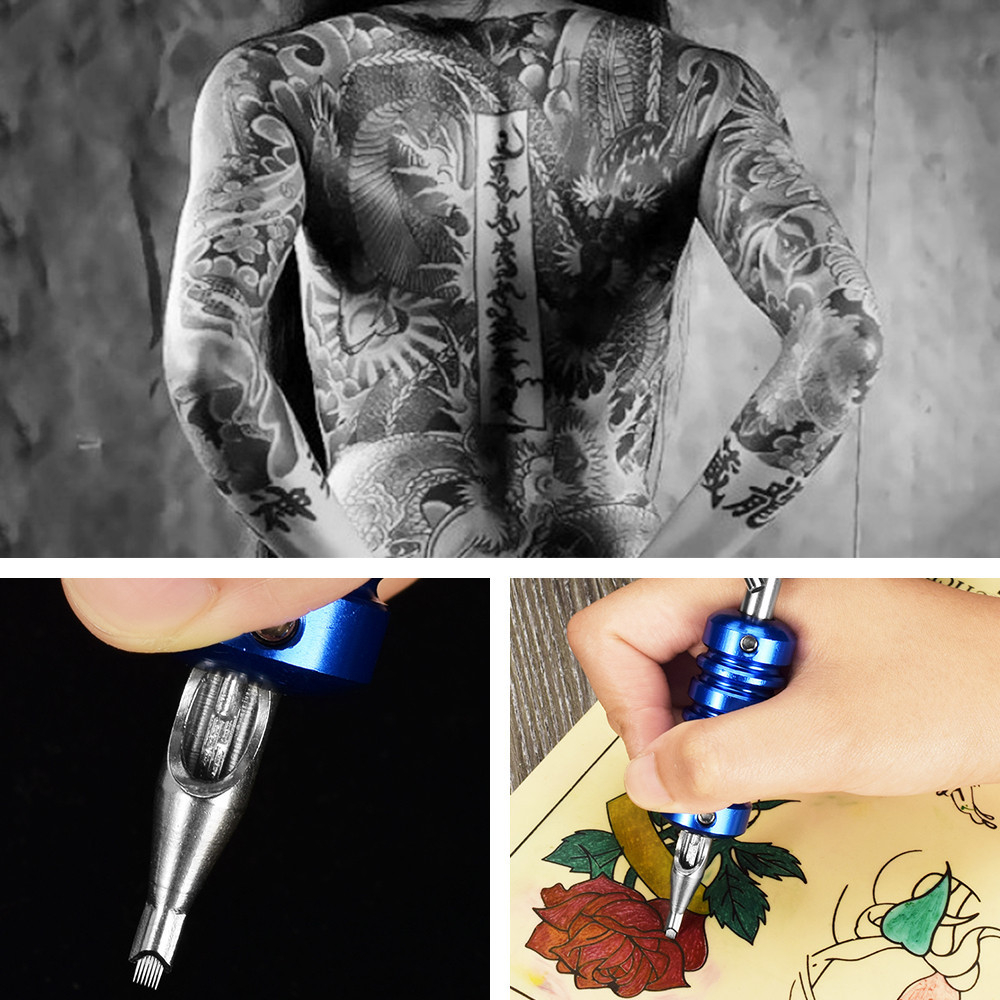 Hộp 50 Kim Xăm Thép Không Gỉ Đường Kính 0.35mm Đường Kính 316 Dùng Một Lần Cho Máy Xăm rl / rs / rm / m1