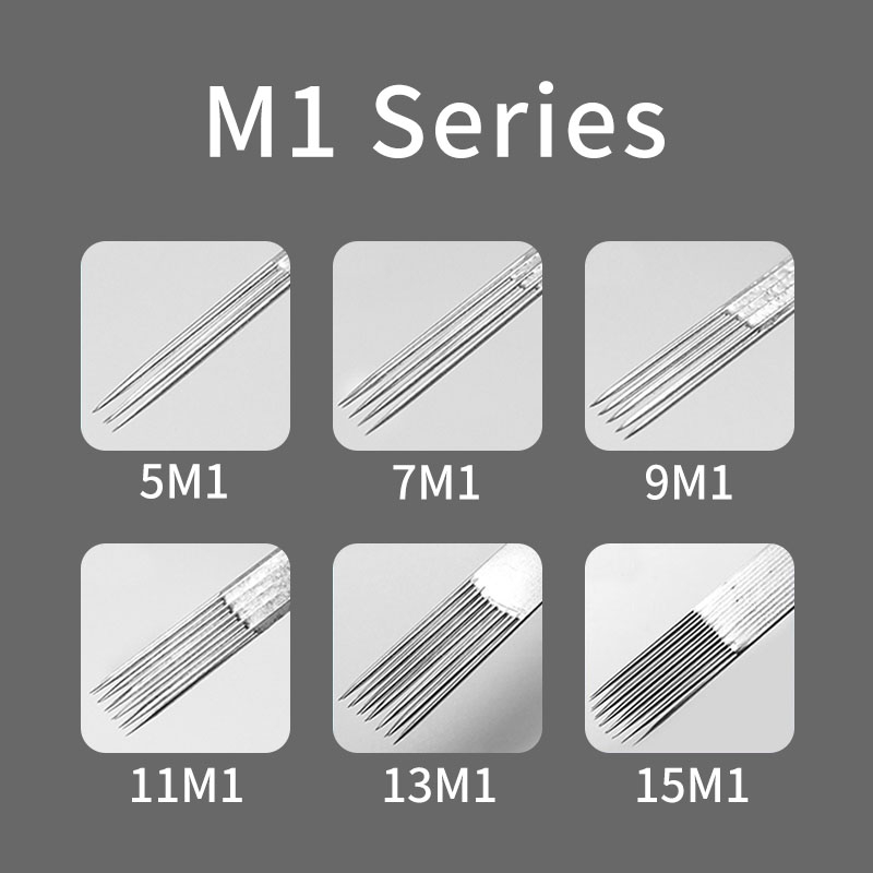 Hộp 50 Kim Xăm Thép Không Gỉ Đường Kính 0.35mm Đường Kính 316 Dùng Một Lần Cho Máy Xăm rl / rs / rm / m1