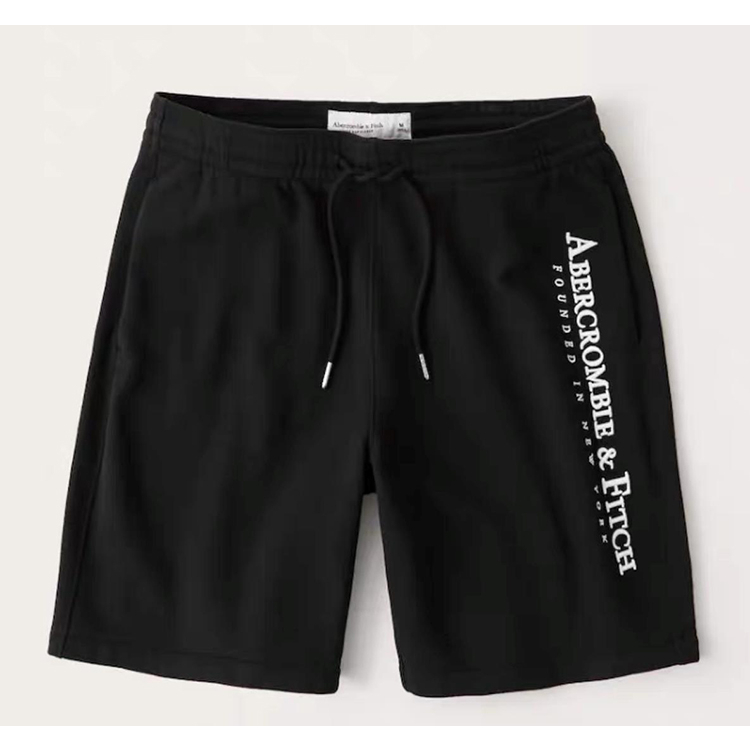 Abercrombie &amp; fitch quần short nam cotton tinh khiết quần âu đi biển, quần short thể thao bên ngoài