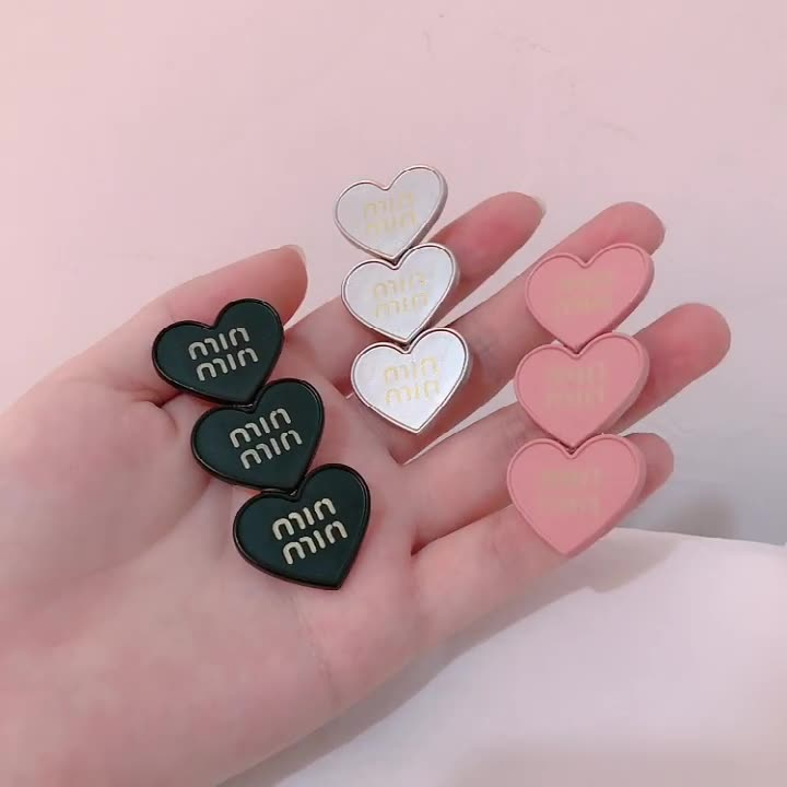 Chữ cái đầy màu sắc hàn quốc tình yêu trái tim kẹp tóc nữ món quà sinh viên ngọt ngào