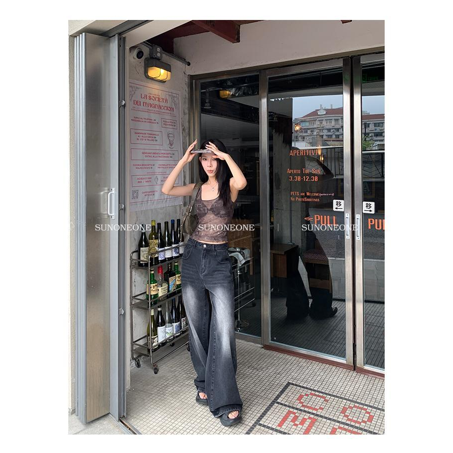 Áo Hai Dây Mùa Hè Phong Cách Retro Mỹ 2023 Mới Cho Nữ