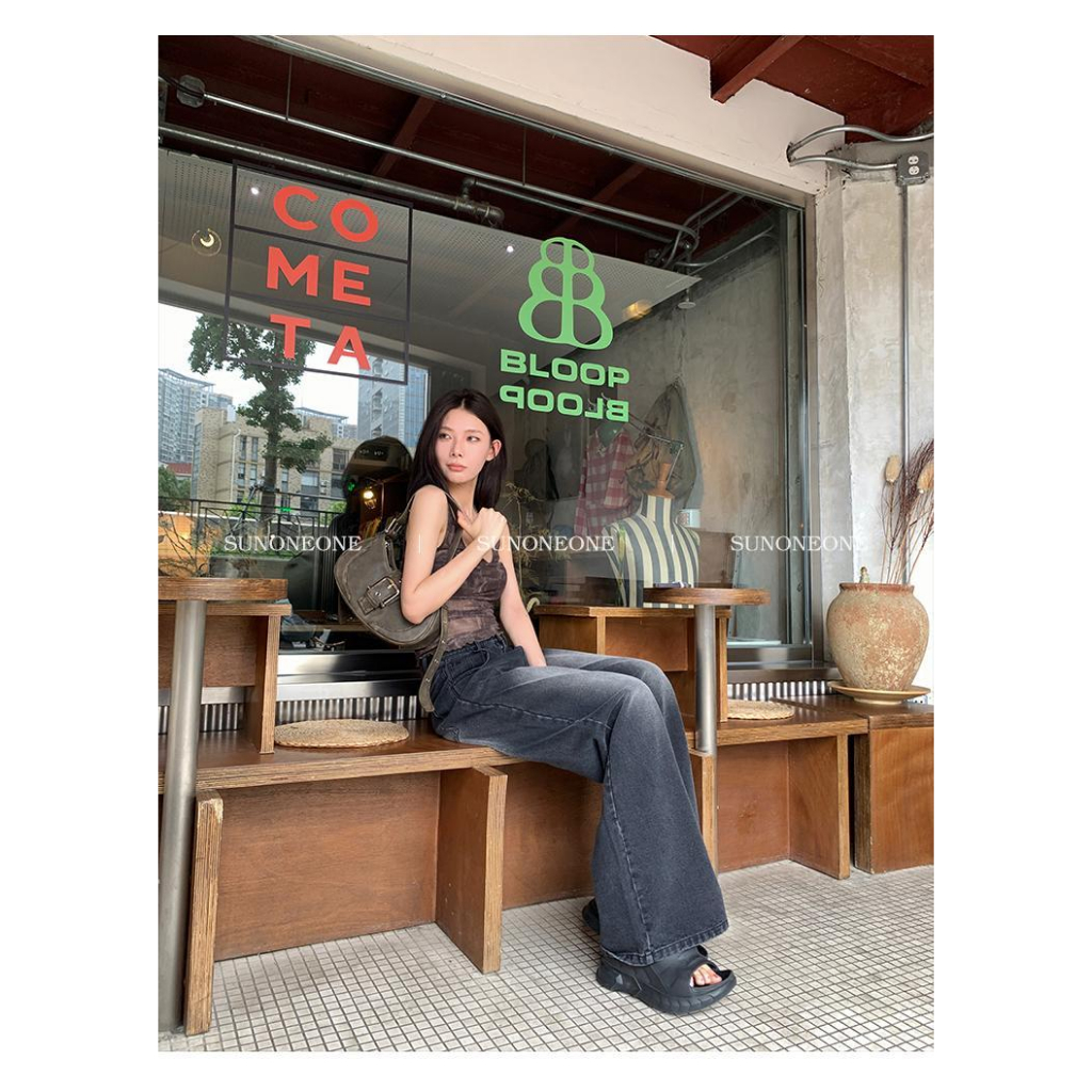 Áo Hai Dây Mùa Hè Phong Cách Retro Mỹ 2023 Mới Cho Nữ