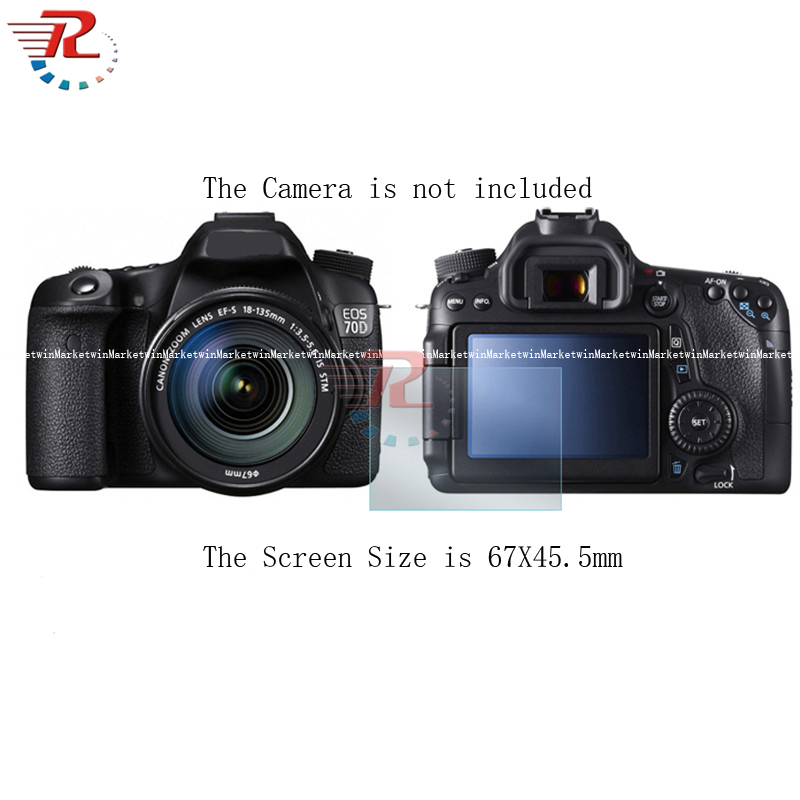 Bảo vệ màn hình bằng kính cường lực máy ảnh cho máy ảnh canon eos 70d