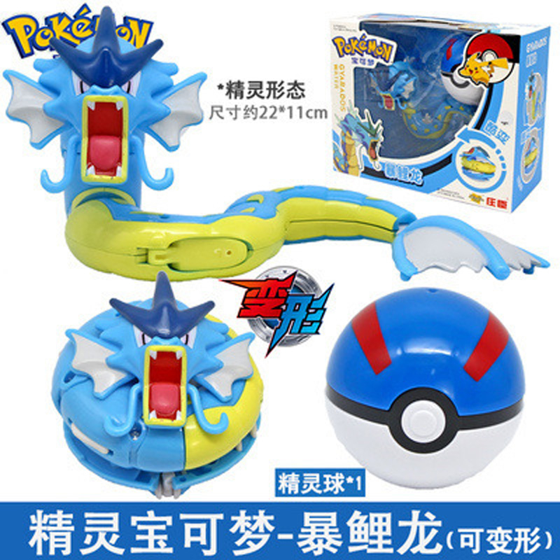 Pokemon action figures biến hình đồ chơi anime hình pikachu eevee lucario psyduck mewtwo greninja charizard quái vật bỏ túi poke ball mô hình quà tặng