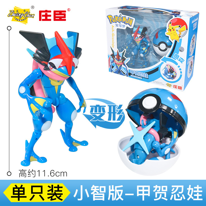 Pokemon action figures biến hình đồ chơi anime hình pikachu eevee lucario psyduck mewtwo greninja charizard quái vật bỏ túi poke ball mô hình quà tặng