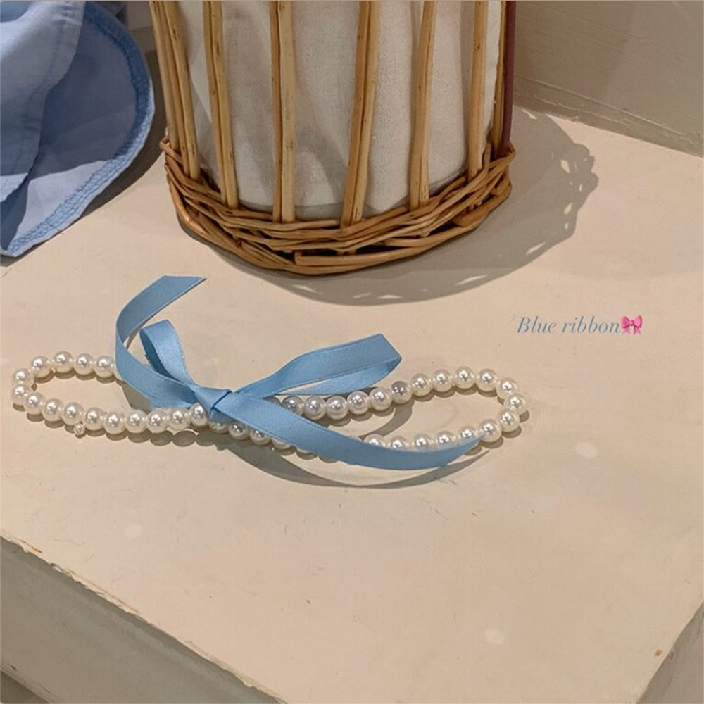 Vòng cổ XIJING Mặt Hình Ngôi Sao Nơ Đính Ngọc Trai Thời Trang