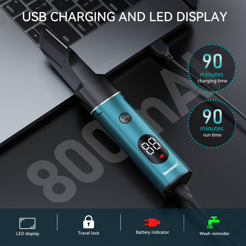 Kensen body hair trimmer electric groin trimmer private part shaver hair removal dụng cụ cắt tóc cạo râu đa hướng ở những vùng nhạy cảm tông đơ cắt tóc không thấm nước với du lịch