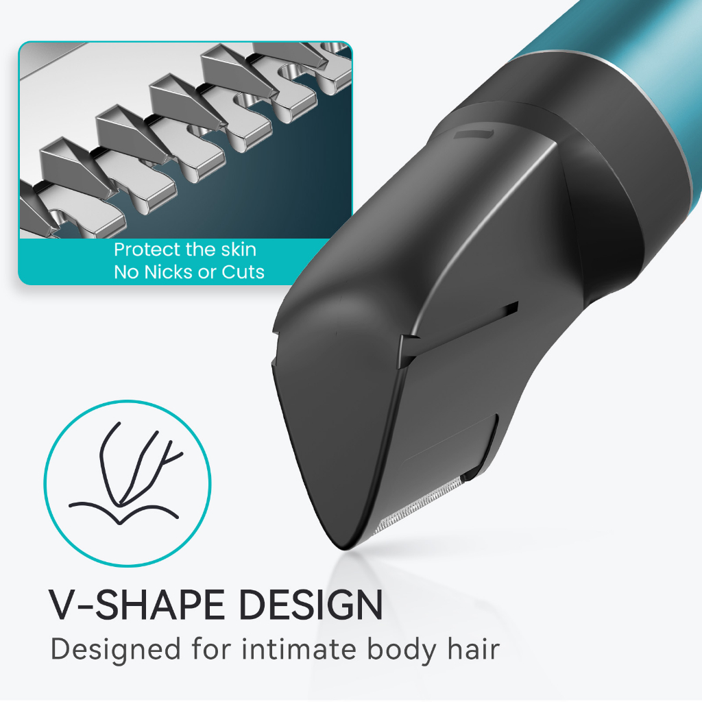 Kensen body hair trimmer electric groin trimmer private part shaver hair removal dụng cụ cắt tóc cạo râu đa hướng ở những vùng nhạy cảm tông đơ cắt tóc không thấm nước với du lịch