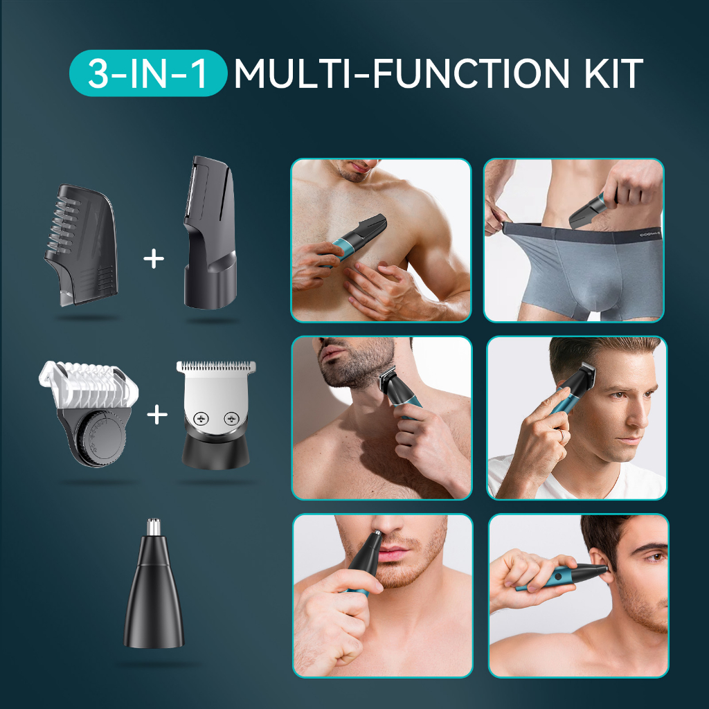 Kensen body hair trimmer electric groin trimmer private part shaver hair removal dụng cụ cắt tóc cạo râu đa hướng ở những vùng nhạy cảm tông đơ cắt tóc không thấm nước với du lịch