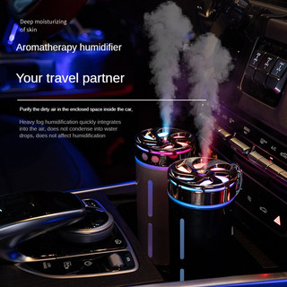 Máy khuếch tán hương thơm ô tô di động không dây mini nano atomization humidifer 300ml usb sạc không khí máy làm ẩm không khí máy lọc không khí phun nước cho ô tô gia đình