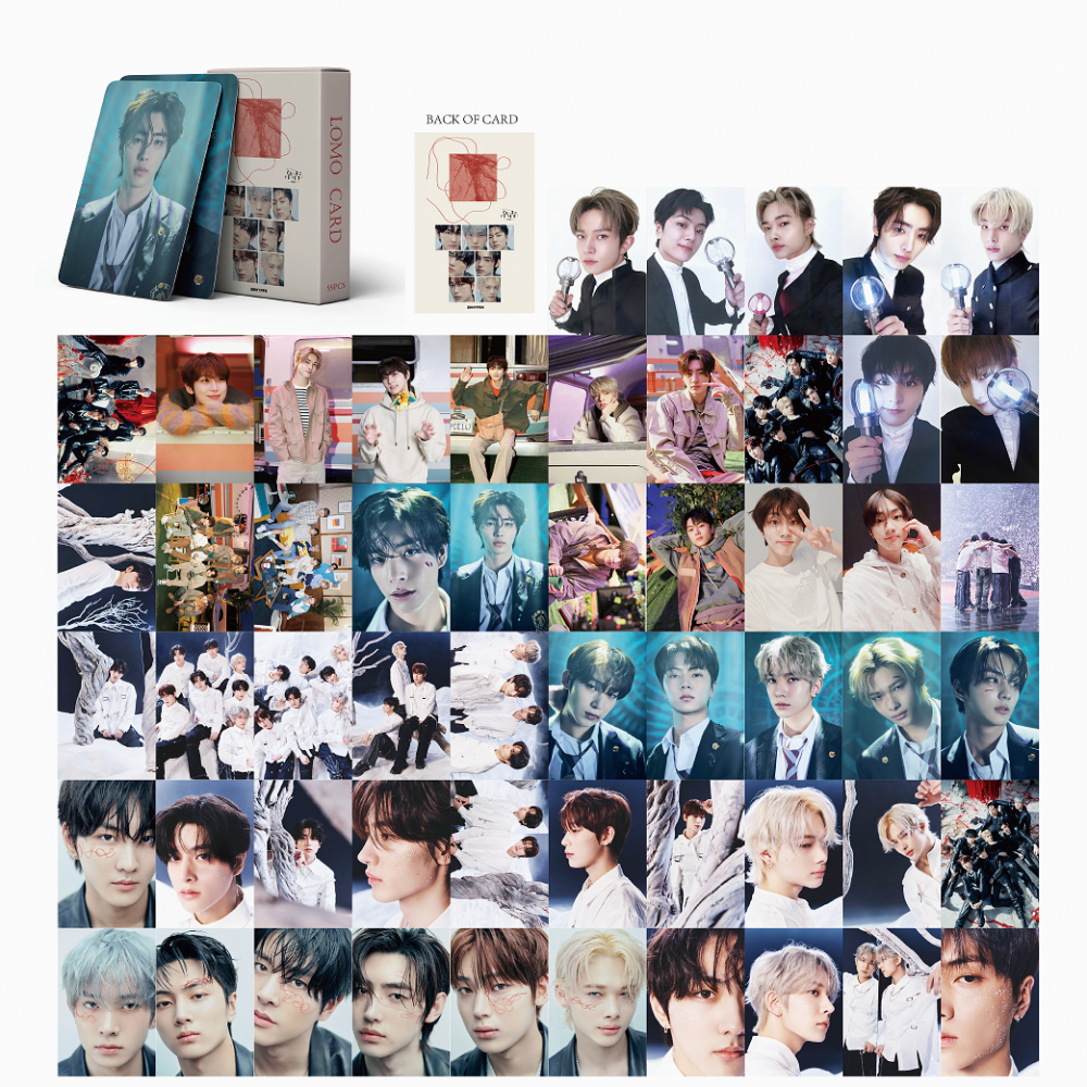 Linxx enhypen nhật bản ký ức hy sinh thứ 3: step dark blood album lomo card kpop photocard postcards series
