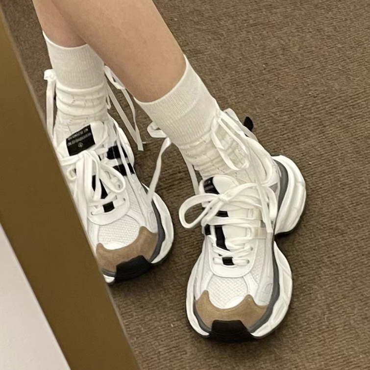 Miss o3o Giày Thể Thao Nữ Đế Dày Thoáng Khí Retro Thời Trang Thiết Kế Mới Cho Nữ 33Z080414