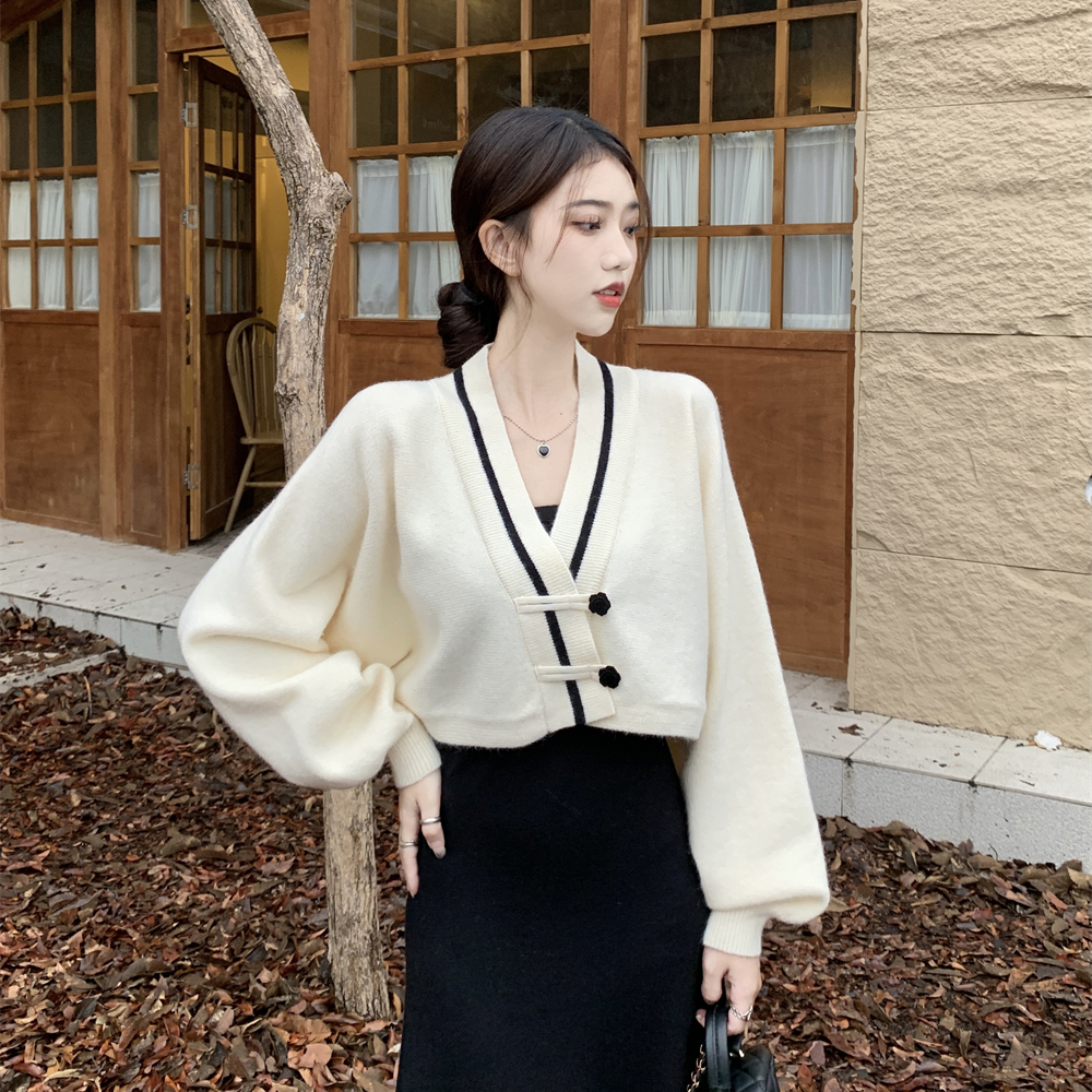 Áo len cardigan YEYA tay dài cổ V thời trang thu đông cho nữ