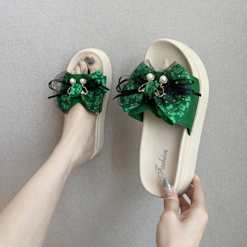 Xăng đan Đế Dày Thời Trang Đi Biển Cho Nữ