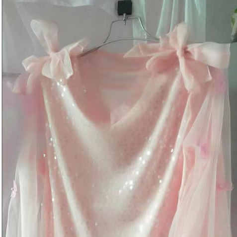 Áo Sơ Mi Chiffon Tay Ngắn Cổ Chữ v Phối Ren Đính Kim Sa Lấp Lánh Thời Trang Mùa Hè Cho Nữ