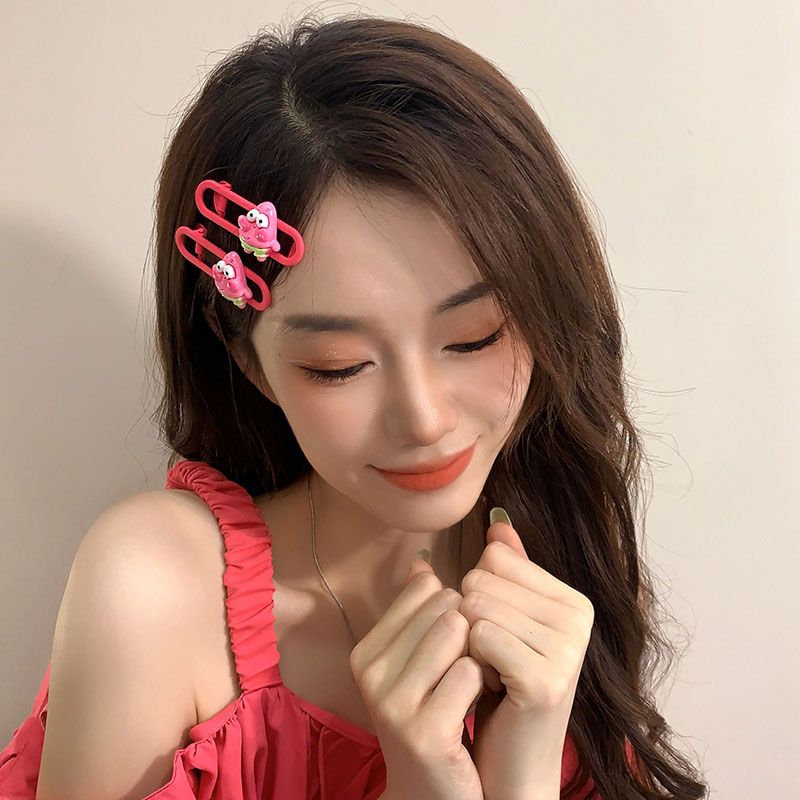 ✨✨Kẹp Tóc Hình Ngôi Sao SpongeBob Phong Cách Nhật Bản Và Hàn Quốc Dễ Thương Cho Nữ Mới