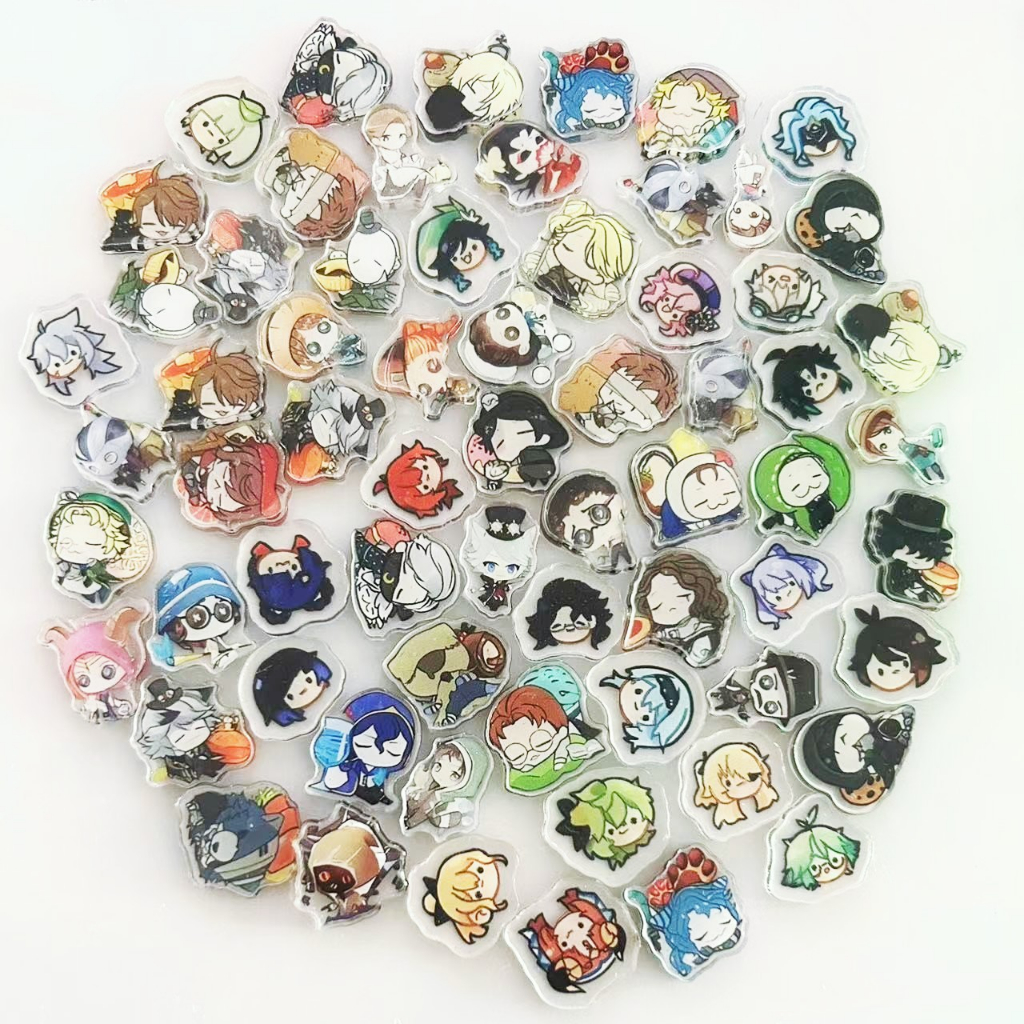 Set 50-100 Miếng Dán Acrylic 2cm Trang Trí Tủ Lạnh Diy  Identity Ⅴ