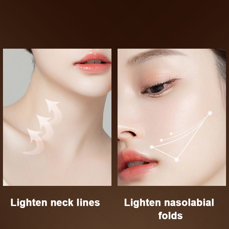 Máy mát xa mặt tinh chất cơ cổ và mặt đẩy căng da, loại bỏ nếp nhăn thúc đẩy collagen