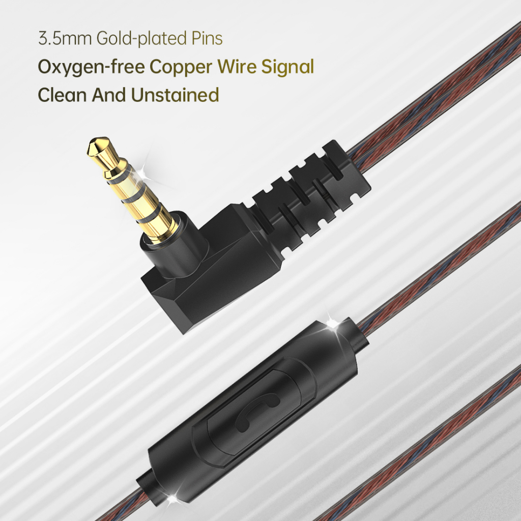 Qkz mdr tai nghe có đầu phẳng hifi năng động trong tai tai nghe 3.5mm màn hình dj có dây earbud thể thao khử tiếng ồn âm nhạc thể thao tai nghe cuộc gọi hd có mic