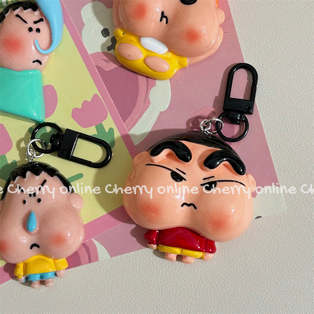 Phim hoạt hình dễ thương xấu xí dễ thương móc chìa khóa kỳ lạ vui nhộn little sunflower dumb bag mặt dây chuyền dễ thương