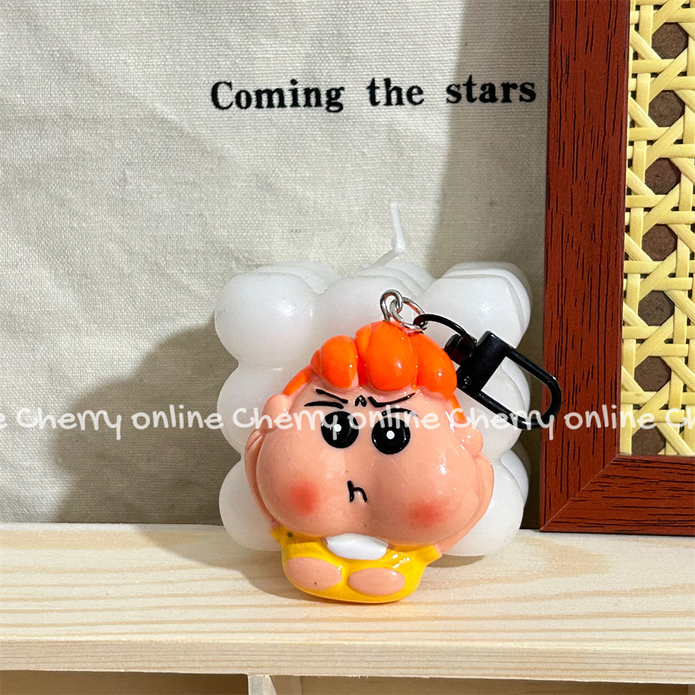 Phim hoạt hình dễ thương xấu xí dễ thương móc chìa khóa kỳ lạ vui nhộn little sunflower dumb bag mặt dây chuyền dễ thương