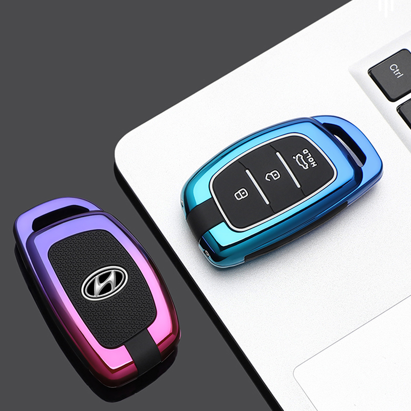 Ốp chìa khoá Hyundai i10, Tucson, Elantra. chìa thông minh Bao Da Bảo Vệ Chìa Khóa Xe Hyundai Elantra HB20 I10 I20 I30 IX25 IX35 IX45 TUCSON