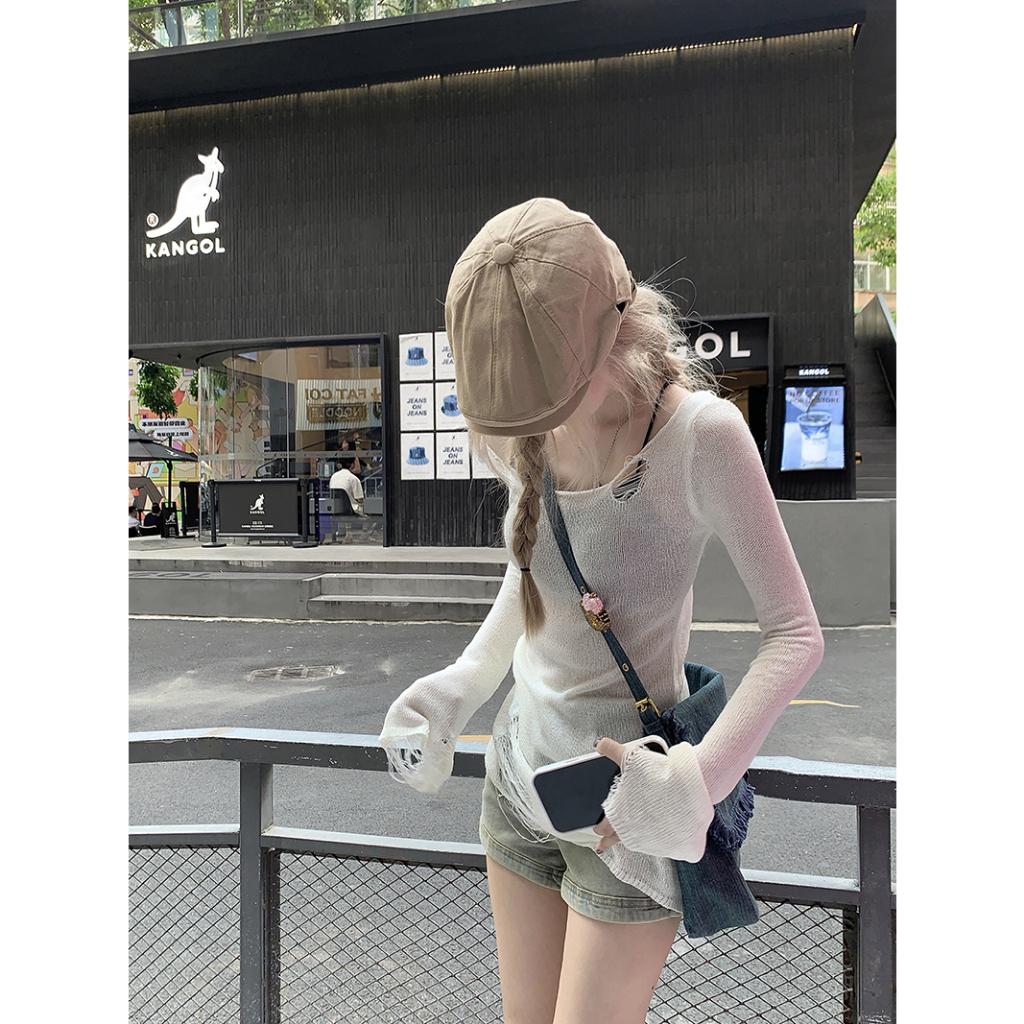 Áo dệt kim XIAOZHAINV thời trang thường ngày phong cách Hàn Quốc