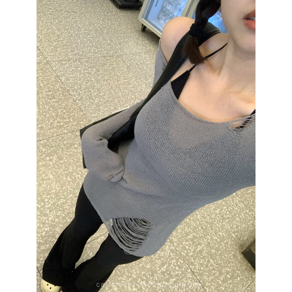 Áo dệt kim XIAOZHAINV thời trang thường ngày phong cách Hàn Quốc