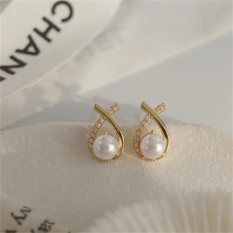 Bông Tai Mạ Bạc 925 Kiểu Dáng Đơn Giản Thời Trang Dành Cho Nữ