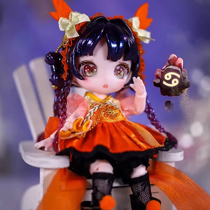 Maytree mười hai chòm sao loạt hộp mù bjd búp bê có thể di chuyển khớp kawaii hành động tượng nhỏ trang trí cho trẻ em đồ chơi quà tặng