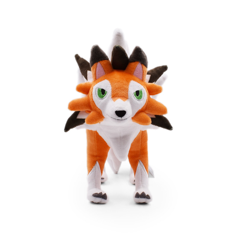 25-30 cm pokemon anime hình lycanroc người sói đồ chơi sang trọng búp bê giữ gối động vật nhồi bông mềm cho trẻ em quà tặng sinh nhật giáng sinh