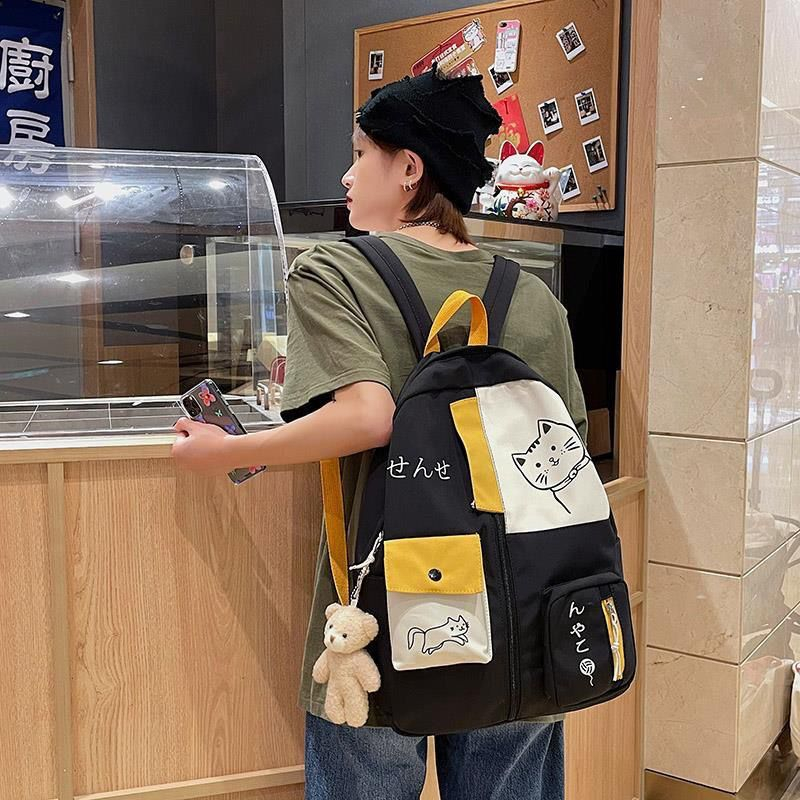 Balo nữ đi học đi chơi màu pastel thời trang dễ thương thiết kế kèm quai xách tay tiện lợi HZFTR3228