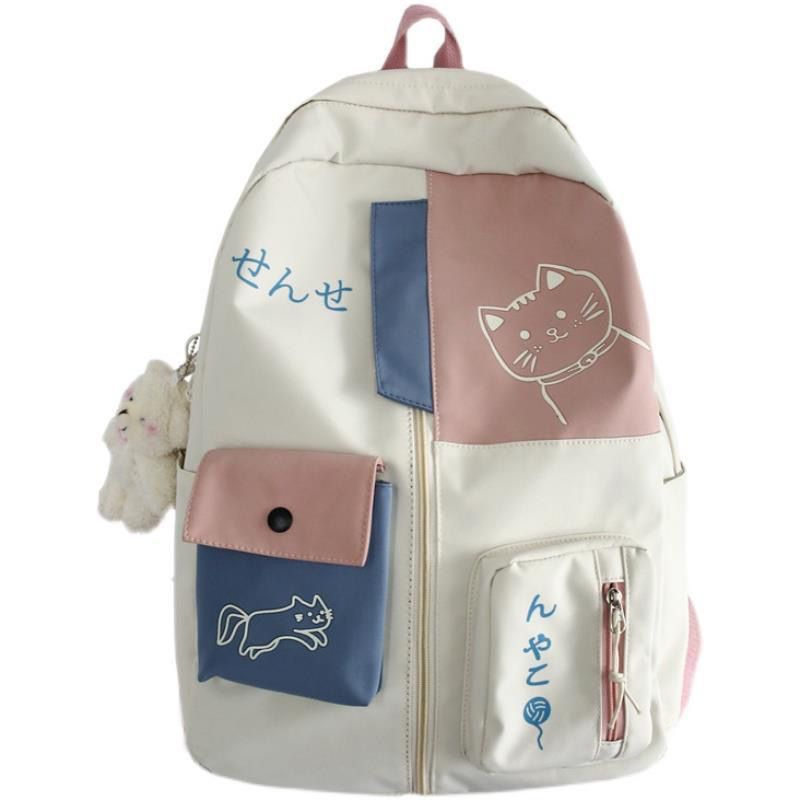 Balo nữ đi học đi chơi màu pastel thời trang dễ thương thiết kế kèm quai xách tay tiện lợi HZFTR3228