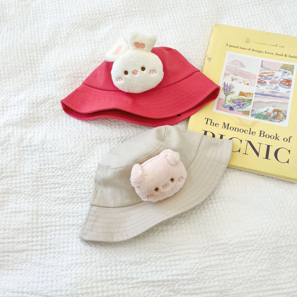 Mũ Bucket In Họa Tiết Hoạt Hình Thời Trang Thu Đông 2023 Cho Bé