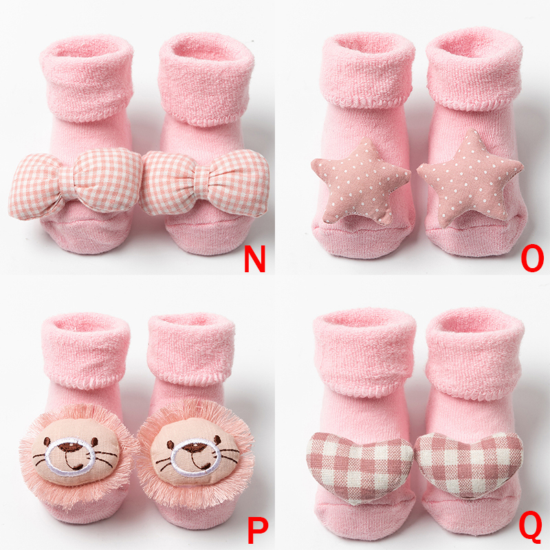 Vớ bông chải kỹ cho bé thoải mái chiều dài giữa-bê vớ lót sàn