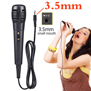 Giao diện 3,5 mm 6,5 mm micrô có dây loa bluetooth gia đình hát ktv giọng hát mic biểu diễn sân khấu micrô cầm tay