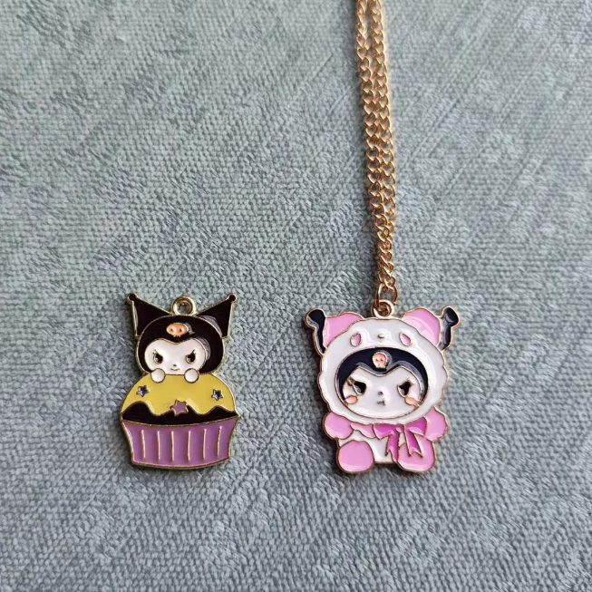 SANRIO Vòng cổ Mặt Hình Cinnamoroll Kuromi Dễ Thương H0193