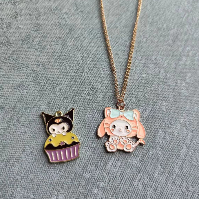 SANRIO Vòng cổ Mặt Hình Cinnamoroll Kuromi Dễ Thương H0193